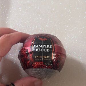 Bath & Body Works Vampire Blood Red & Black Bath Fizzy